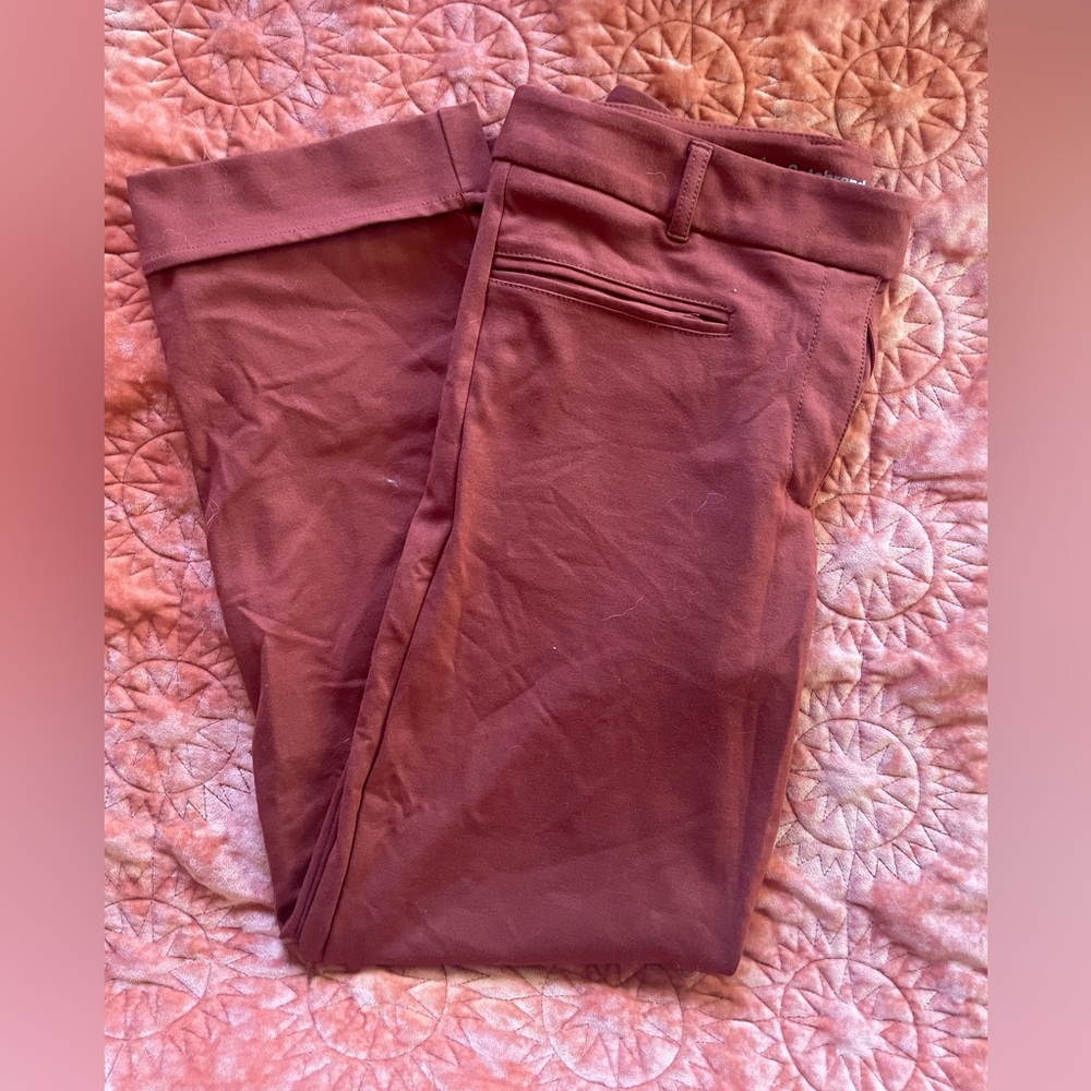 Betabrand cropped ankle dress pants yoga pants size medium